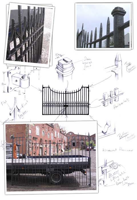 Kings Wood Hanger Gates