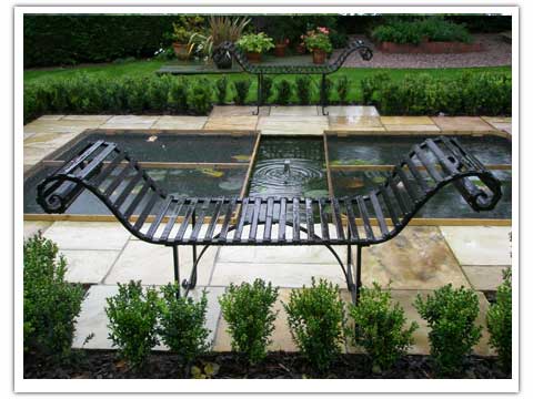 Wrought Garden Bench