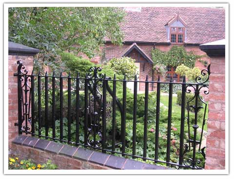 C 19th blacksmiths railings