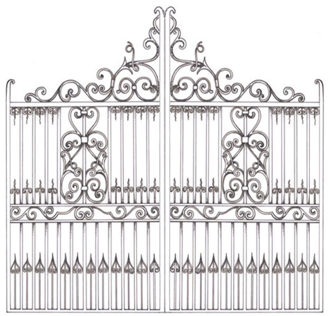 Georgian Gate Drawing