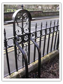 Classic Victorian gate detail