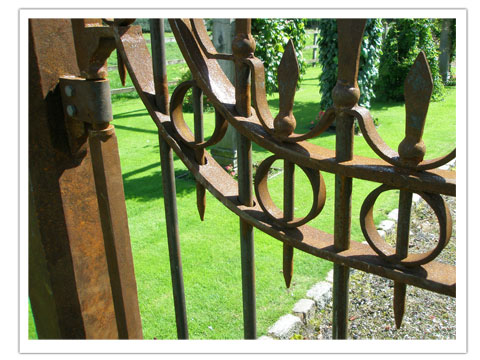 Detail of Victorian Carrage Drive Gates #2