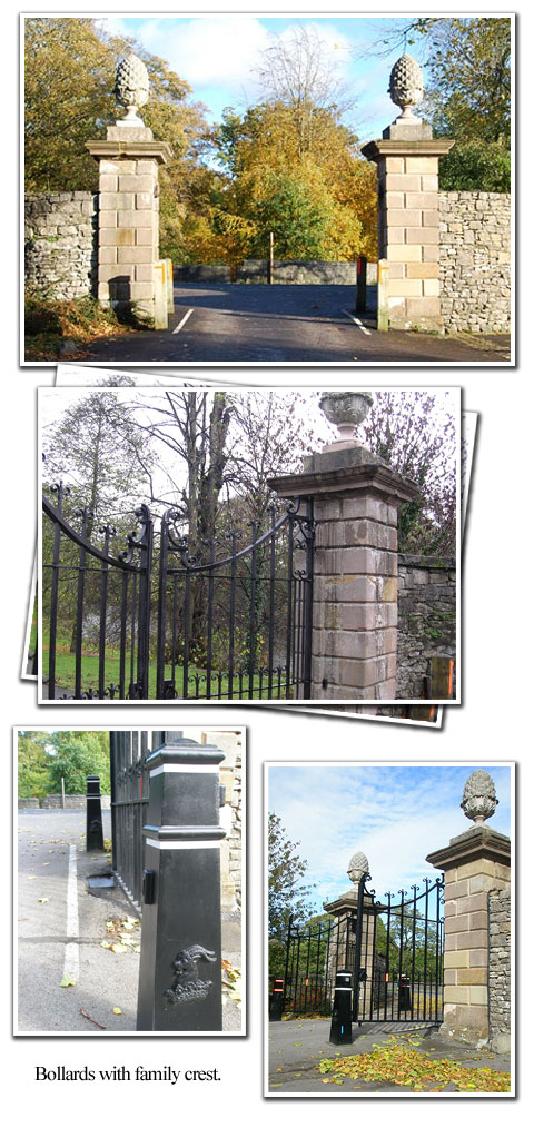 The Levens Hall gates