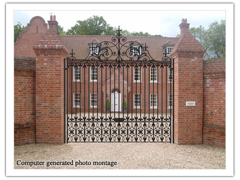 Rosebery House gates