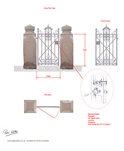 Victorian sliding gate design