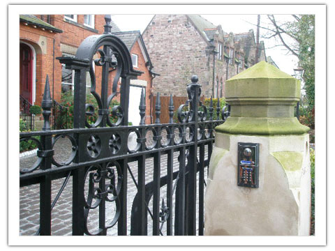 Victorian sliding gate.