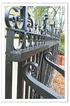 Victorian sliding gate.