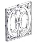 drawing of detail of gate