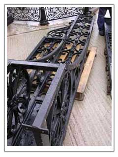 photo of detail of Independence Palace Gates