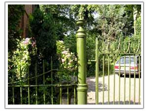 Photo of garden railings and gate