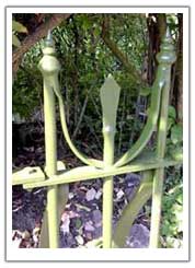 Photo detail of garden railing