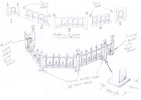 Cresting drawing