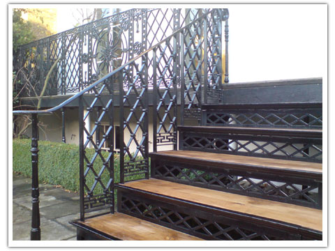 Deatil of Exterior Georgian Stairs