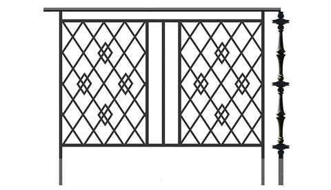 Stockgrove Estate Balcony. Panel B.