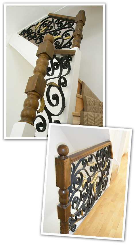 Wrought Mews Balustrade for Victorian London property