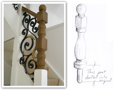 Wrought Mews Balustrade for Victorian London property